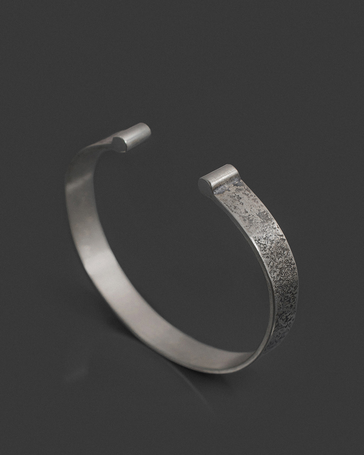 CORROS-CUFF-BRACELET hand-carved sterling silver cuff