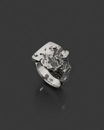 DEBR-SIGNET-RING hand-carved sterling silver signet ring