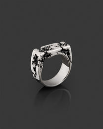 DECAY-SIGNET hand-carved sterling silver signet ring