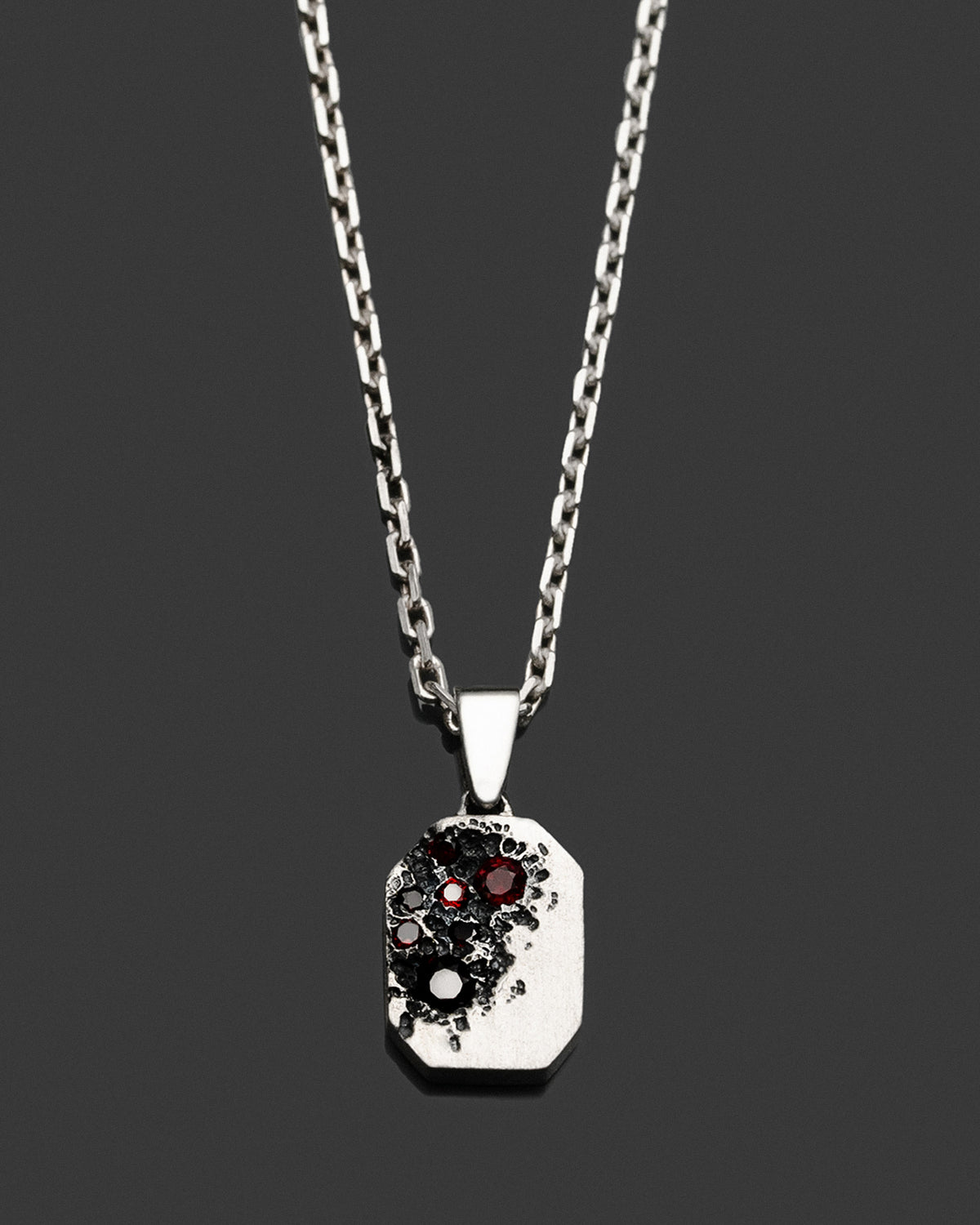 KTAGO-PENDANT hand-carved sterling silver pendant