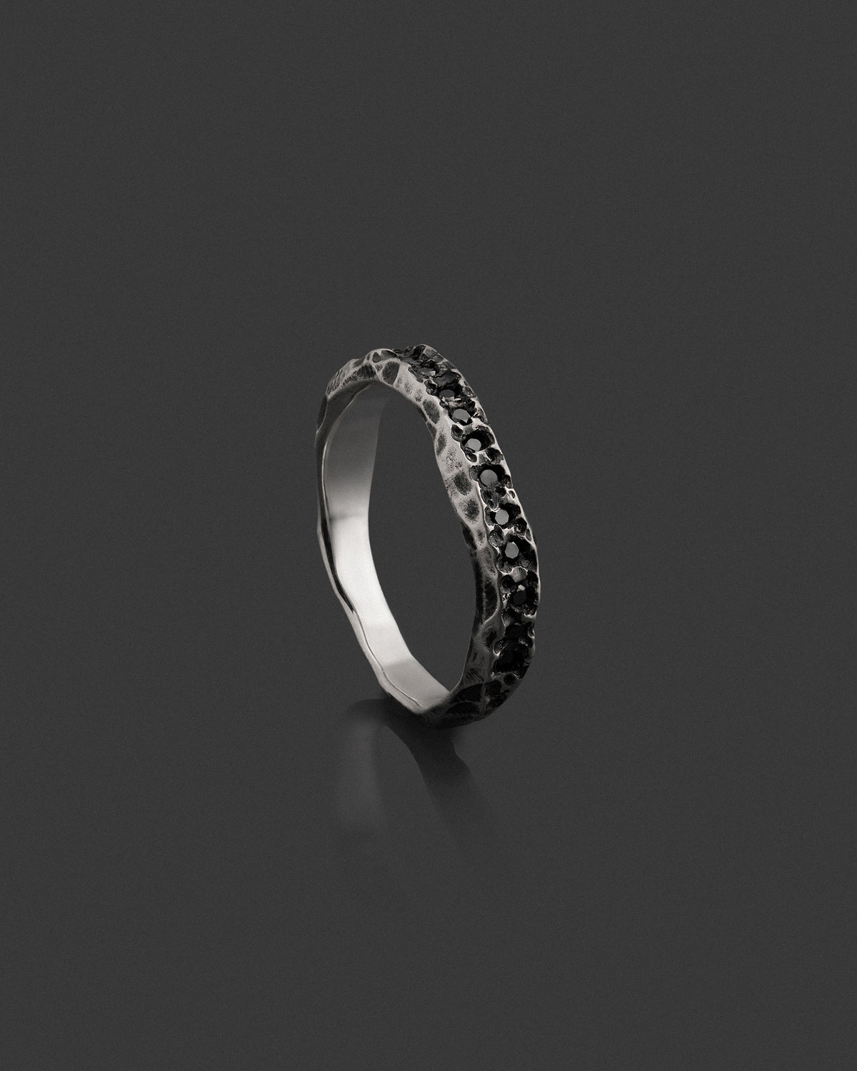 RAVERM-RING hand-carved sterling silver ring