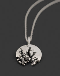 TNIN-PENDANT hand-carved sterling silver pendant