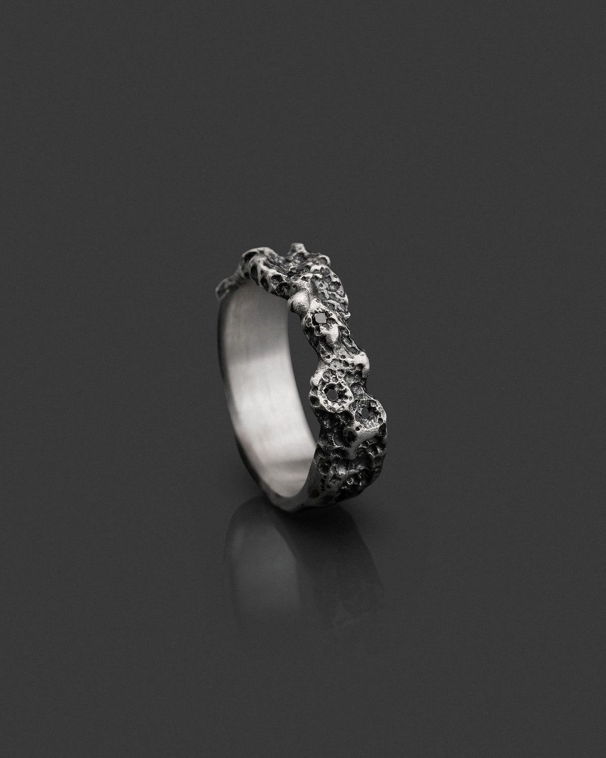 VYER-RING hand-carved sterling silver ring