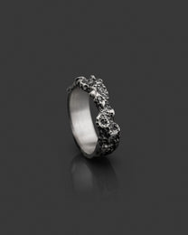 VYER-RING hand-carved sterling silver ring
